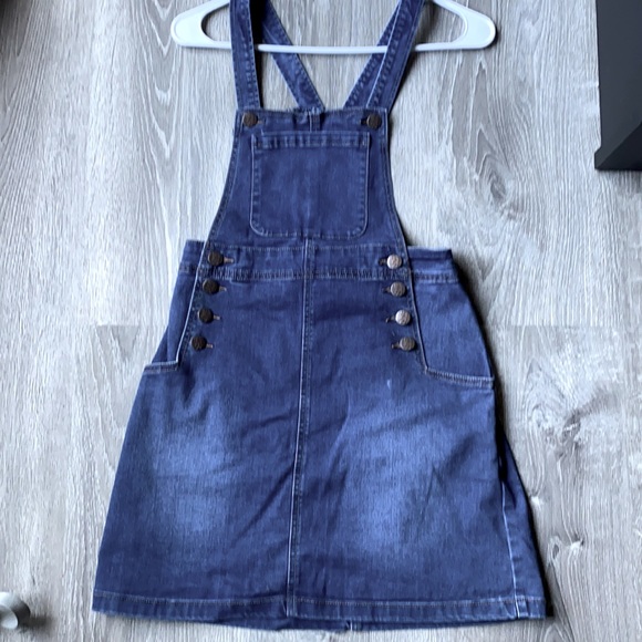 dangerfield denim dress Dangerfield | Dresses | Denim Pinafore Overall Dress